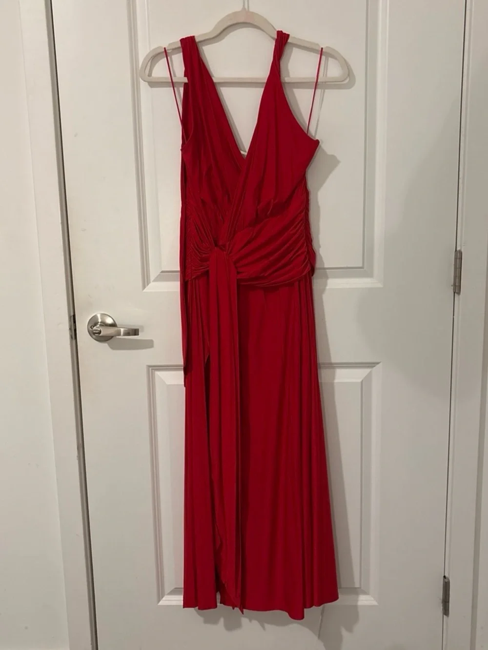 Abercrombie & Fitch Red Knot-Front Maxi Dredd